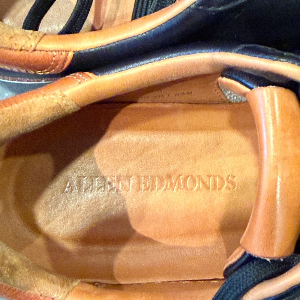 Allen Edmonds Alpha leather lace-up sneakers - Picture 5 of 6